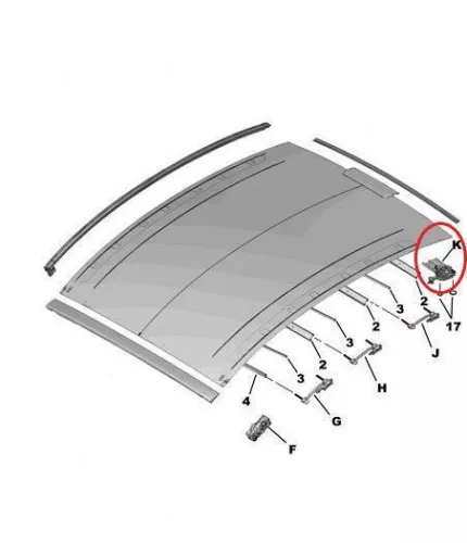 PLURIEL/INTERSLIDE FÜHRUNGSSATZ RECHTS / SIEHE 8401HW