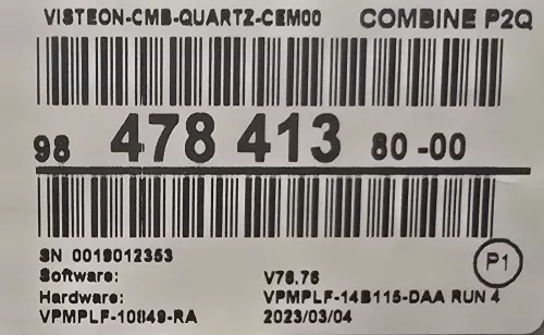 HDI 1.5 16V 4-Zylinder YH01 DV5RCF/ Digitalanzeige/